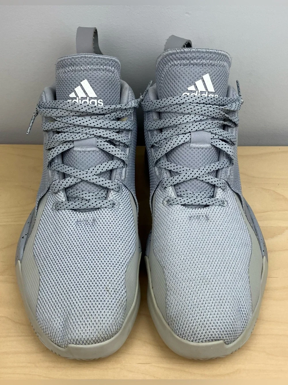 Adidas Men’s Size 12.0 D Rose 773 2020 Halo Silver Athletic Basketball Shoes